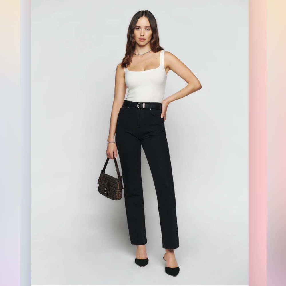 NWT Reformation Cynthia High Rise Straight Jean in Seattle